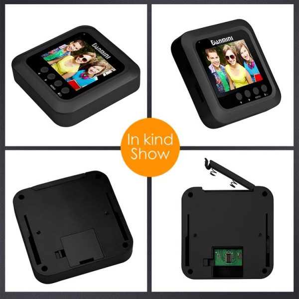 Danmini Q5 PIR 2.4 inch Screen 2.0MP Security Camera No Disturb Peephole Viewer, Support TF Card / Night Vision / PIR Motion Detection / Body Sensor / Video Recording (Black) - Image 12