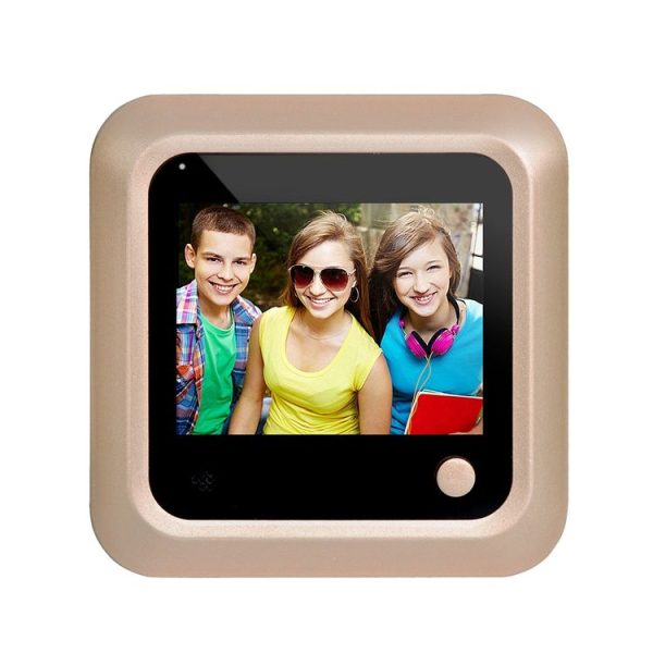 X5 2.4 inch Screen 2.0MP Security Camera No Disturb Peephole Viewer, Support TF Card (Gold) - Image 2