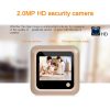 X5 2.4 inch Screen 2.0MP Security Camera No Disturb Peephole Viewer, Support TF Card (Gold) - Image 7
