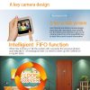 X5 2.4 inch Screen 2.0MP Security Camera No Disturb Peephole Viewer, Support TF Card (Gold) - Image 9