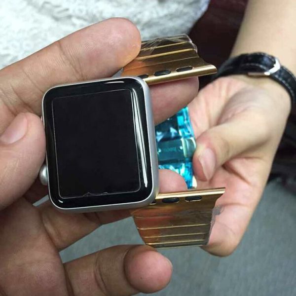 Apple Watch 42mm Stainless Steel Watch Band (Silver) - Image 7