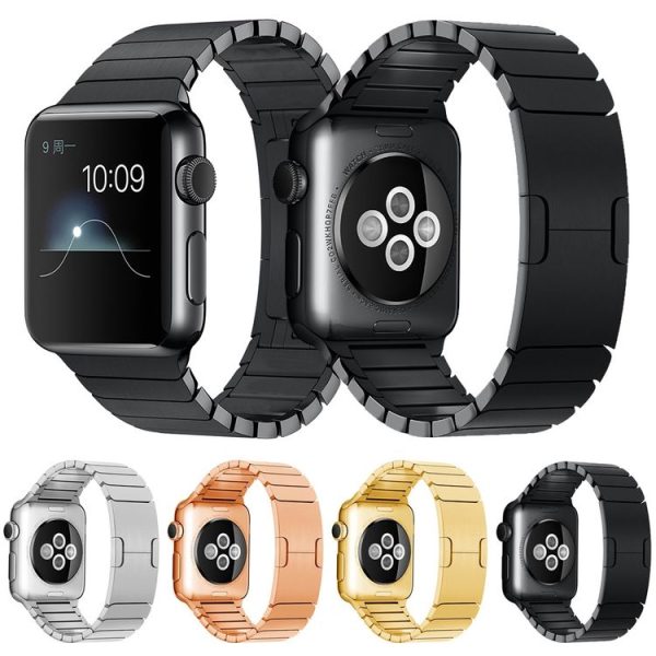 Apple Watch 42mm Stainless Steel Watch Band (Silver) - Image 9