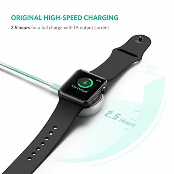 UGREEN CD177 5V / 1A Apple MFi Certified Magnetic Wireless Charger Charging Cable, Cable Length: 1m, For All Apple Watch 38mm and 42mm - Image 3