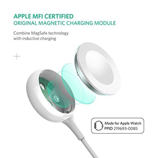 UGREEN CD177 5V / 1A Apple MFi Certified Magnetic Wireless Charger Charging Cable, Cable Length: 1m, For All Apple Watch 38mm and 42mm - Image 5