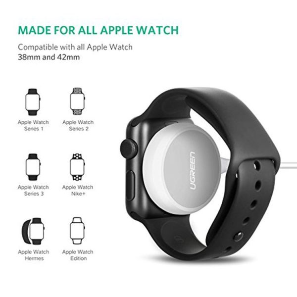 UGREEN CD177 5V / 1A Apple MFi Certified Magnetic Wireless Charger Charging Cable, Cable Length: 1m, For All Apple Watch 38mm and 42mm - Image 7
