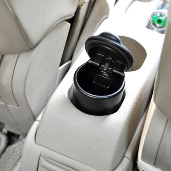 KANEED Universal Detachable Car Cigarette Ashtray for Most Car Cup Holder (Black) - Image 6