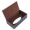 Luxury PU Leather Cover Case Tissue Box Car Pumping Tray - Image 4