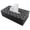 Luxury PU Leather Cover Case Tissue Box Car Pumping Tray - Image 7