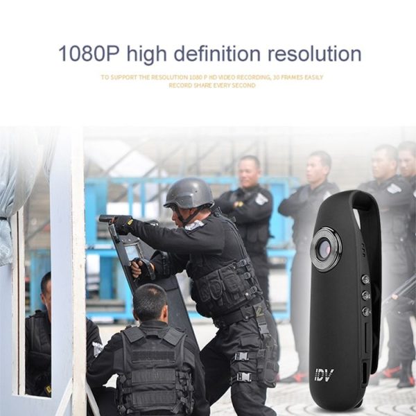 IDV 007 HD 1080P Clip Design Law Enforcement Recorder Portable Mini Monitoring Recorder, Support Motion Detection & TF Card (Max 128GB) - Image 12
