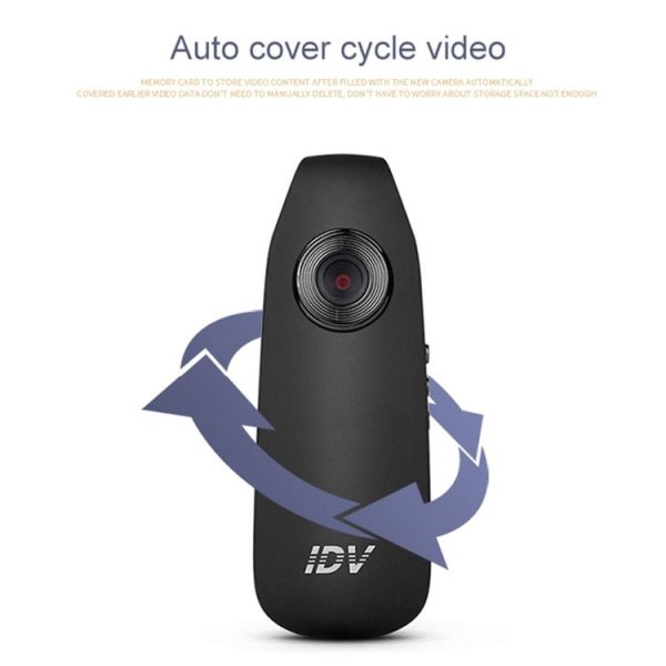 IDV 007 HD 1080P Clip Design Law Enforcement Recorder Portable Mini Monitoring Recorder, Support Motion Detection & TF Card (Max 128GB) - Image 6