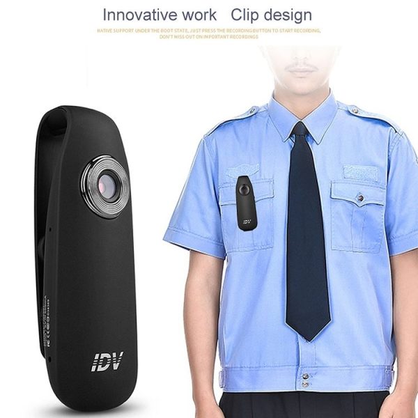 IDV 007 HD 1080P Clip Design Law Enforcement Recorder Portable Mini Monitoring Recorder, Support Motion Detection & TF Card (Max 128GB) - Image 7