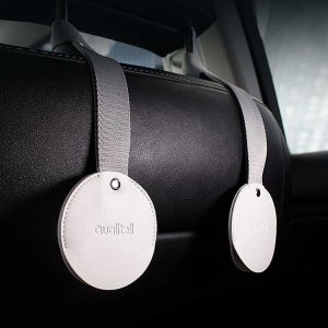 Original Xiaomi Youpin 2 PCS Qualitell Car Seat Back Hanger Headrest Hook (White)