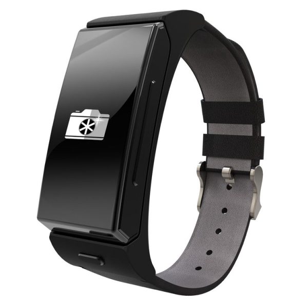 U20 Bluetooth Headset & Watch Smart Bracelet Fitness Tracker for iOS / Android Mobile Phone, Heart Rate Pedometer Sleep Monitor Sedentary Reminder (Black)