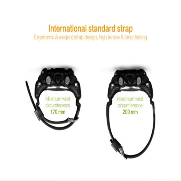 EX16 Bluetooth 4.0 Smart Watch, IP67 Waterproof, Support Sport Monitoring / Data Analysis / Information Reminder / Remote Camera, Compatible with both Android and iOS System (Gold) - Image 13