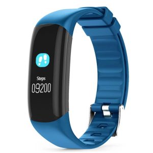 P7 0.96 inch Color Screen Bluetooth 4.0 Smart Bracelet Fitness Tracker, IP67 Waterproof, Support Multiple Sports Mode / Heart Rate Monitor / Sleep Monitor / Information Reminder / Sedentary Reminder, Compatible with both Android and iOS System (Blue)
