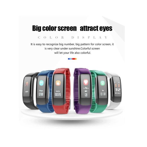 P7 0.96 inch Color Screen Bluetooth 4.0 Smart Bracelet Fitness Tracker, IP67 Waterproof, Support Multiple Sports Mode / Heart Rate Monitor / Sleep Monitor / Information Reminder / Sedentary Reminder, Compatible with both Android and iOS System (Blue) - Image 14