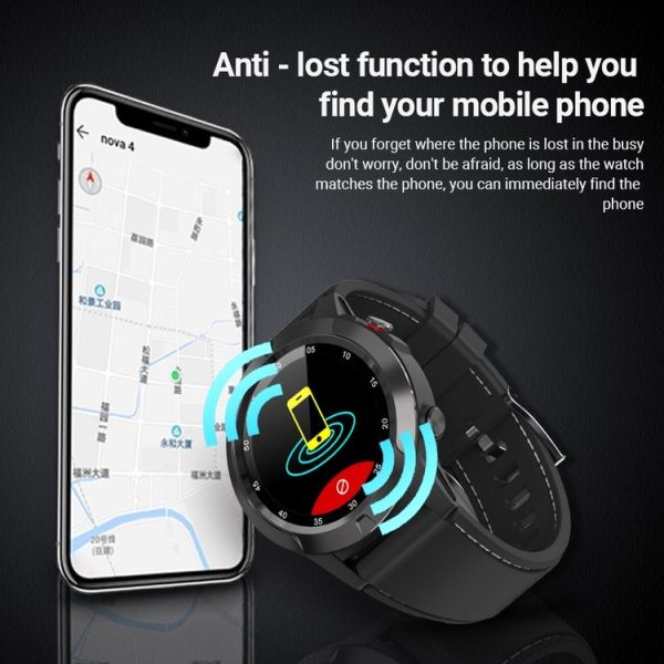 SMA-M4 1.3 inch IPS Color Touch Screen Smart Watch, IP67 Waterproof, Support GPS / Heart Rate Monitor / Sleep Monitor / Blood Pressure Monitoring (Black) - Image 11