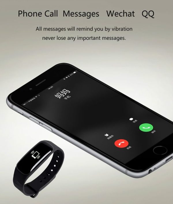 M8 Blood Pressure Heart Rate Bluetooth Smart Bracelet, Pedometer / Sleep Monitor / Call Reminder / Distance / Calories / Blood Oxygen (Red) - Image 13