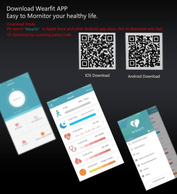 M8 Blood Pressure Heart Rate Bluetooth Smart Bracelet, Pedometer / Sleep Monitor / Call Reminder / Distance / Calories / Blood Oxygen (Red) - Image 5