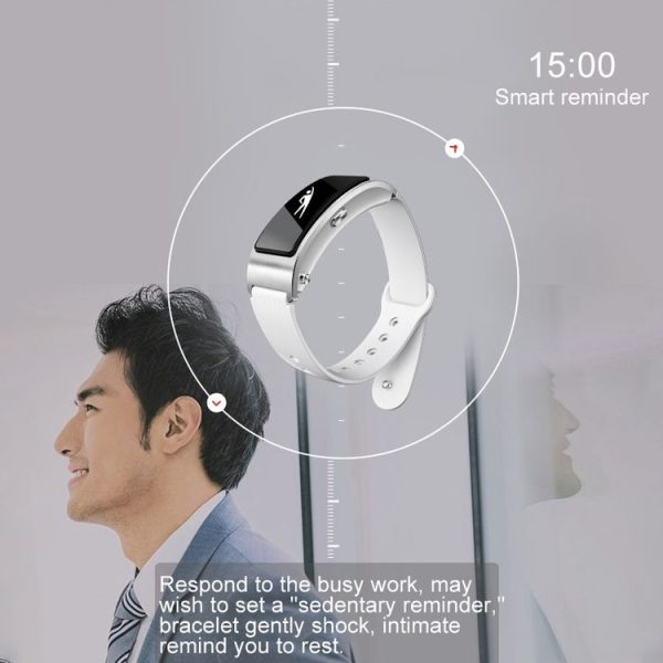 Huawei TalkBand B3 5 Modes Bluetooth 4.2 Headset Business Smart Bracelet for Android / iOS, Support Fitness Tracker / Pedometer / Reminder Call / Anti-lost / Sleep Monitor (Blue) - Image 10
