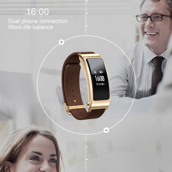 Huawei TalkBand B3 5 Modes Bluetooth 4.2 Headset Business Smart Bracelet for Android / iOS, Support Fitness Tracker / Pedometer / Reminder Call / Anti-lost / Sleep Monitor (Blue) - Image 11
