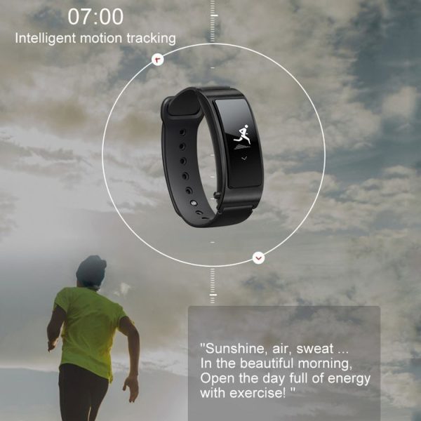 Huawei TalkBand B3 5 Modes Bluetooth 4.2 Headset Business Smart Bracelet for Android / iOS, Support Fitness Tracker / Pedometer / Reminder Call / Anti-lost / Sleep Monitor (Blue) - Image 6