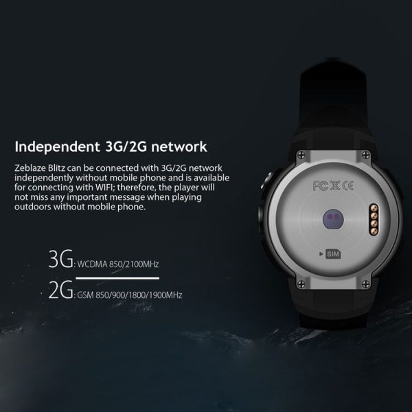 Zeblaze Blitz Bluetooth 4.0 Waterproof IP67 Smart Watch for iOS / Android, Support Heart Rate Pedometer / Sleep Monitor / Anti-lost / Remote Camera / Water Resistant (Orange) - Image 10