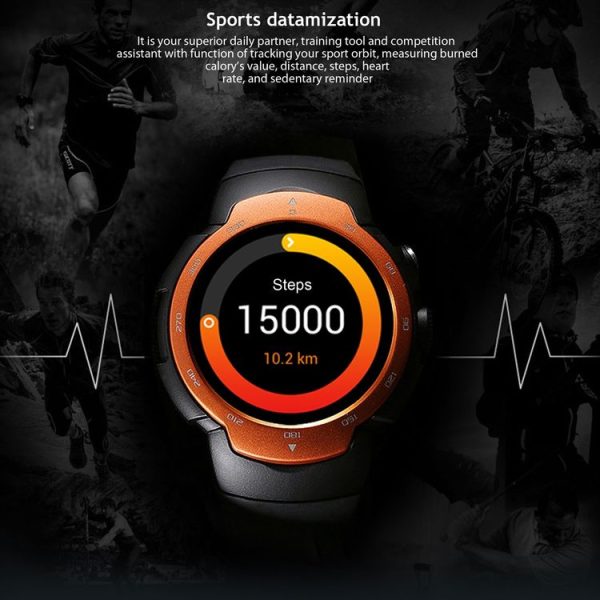 Zeblaze Blitz Bluetooth 4.0 Waterproof IP67 Smart Watch for iOS / Android, Support Heart Rate Pedometer / Sleep Monitor / Anti-lost / Remote Camera / Water Resistant (Orange) - Image 6