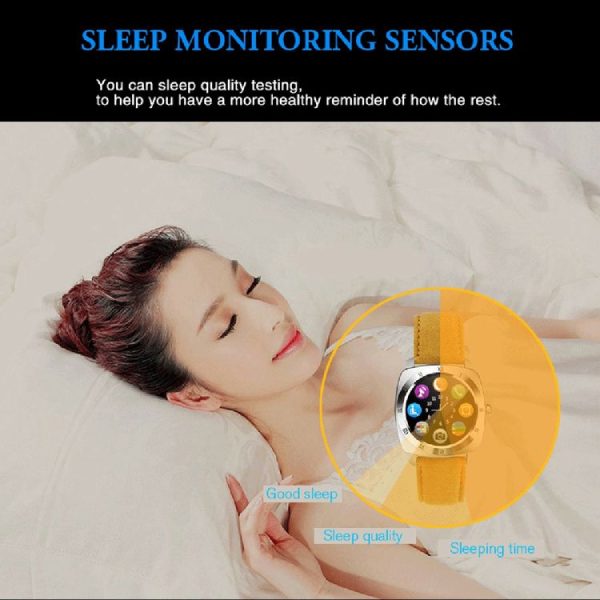 X3 1.33 inch Full IPS Round Touch Screen Bluetooth Smart Watch Phone With SIM Card Slot for Android Smartphones, Support Pedometer / Remote Camera / Sleep Monitoring / Sedentary Reminder / Security Anti-loss Function, etc (Black) - Image 13