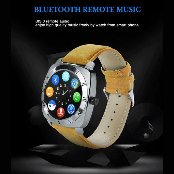 X3 1.33 inch Full IPS Round Touch Screen Bluetooth Smart Watch Phone With SIM Card Slot for Android Smartphones, Support Pedometer / Remote Camera / Sleep Monitoring / Sedentary Reminder / Security Anti-loss Function, etc (Black) - Image 15