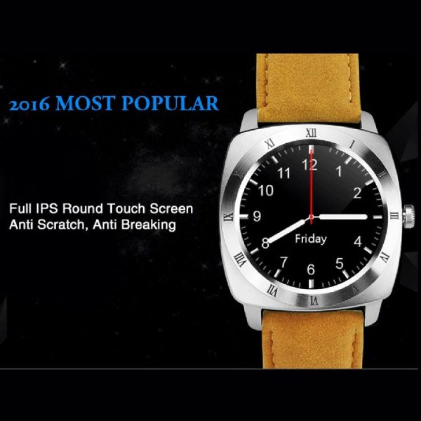 X3 1.33 inch Full IPS Round Touch Screen Bluetooth Smart Watch Phone With SIM Card Slot for Android Smartphones, Support Pedometer / Remote Camera / Sleep Monitoring / Sedentary Reminder / Security Anti-loss Function, etc (Black) - Image 7
