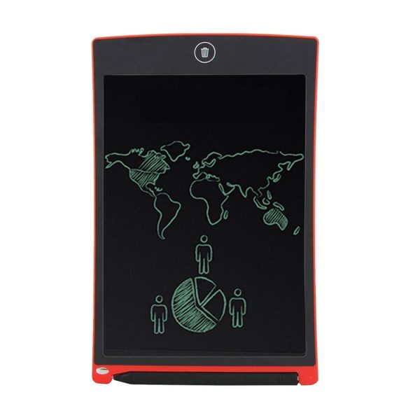 Howshow 8.5 inch LCD Pressure Sensing E-Note Paperless Writing Tablet / Writing Board (Red) - Image 2