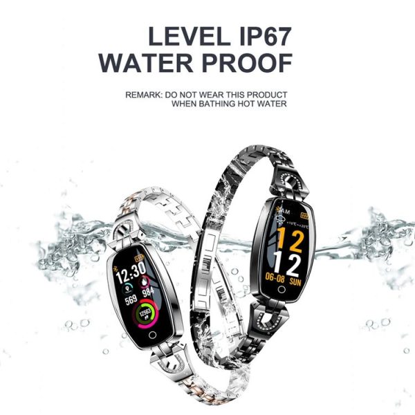 H8 0.96 inch TFT Color Screen Fashion Smart Watch IP67 Waterproof, Support Message Reminder / Heart Rate Monitor / Blood Pressure Monitoring / Sleeping Monitoring / Multiple Sport Mode (Rose Gold) - Image 8