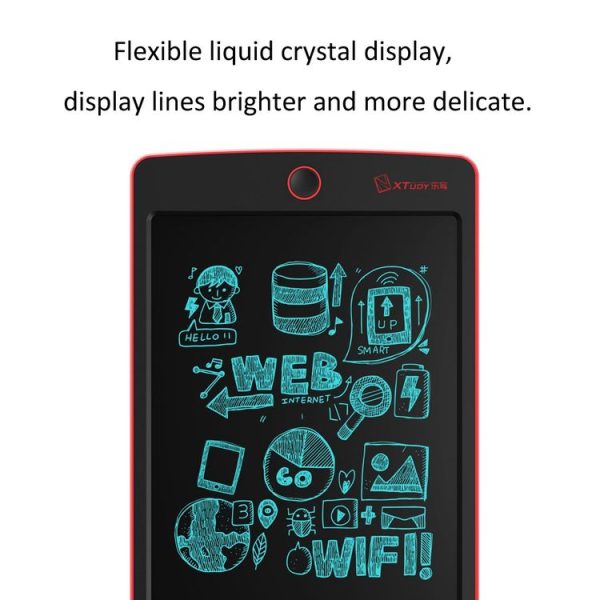 WP9308 8.5 inch LCD Writing Tablet High Brightness Handwriting Drawing Sketching Graffiti Scribble Doodle Board for Home Office Writing Drawing (Pink) - Image 5