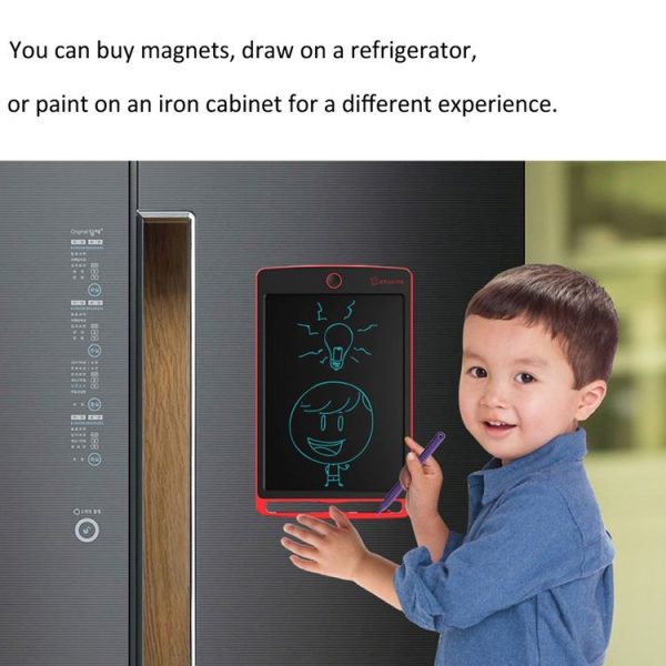 WP9308 8.5 inch LCD Writing Tablet High Brightness Handwriting Drawing Sketching Graffiti Scribble Doodle Board for Home Office Writing Drawing (Pink) - Image 7