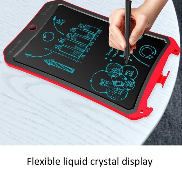 WP9309 8.5 inch LCD Monochrome Screen Writing Tablet Handwriting Drawing Sketching Graffiti Scribble Doodle Board for Home Office Writing Drawing (Black) - Image 3