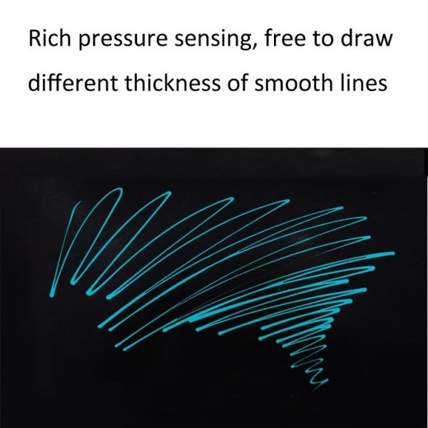 WP9309 8.5 inch LCD Monochrome Screen Writing Tablet Handwriting Drawing Sketching Graffiti Scribble Doodle Board for Home Office Writing Drawing (Black) - Image 6