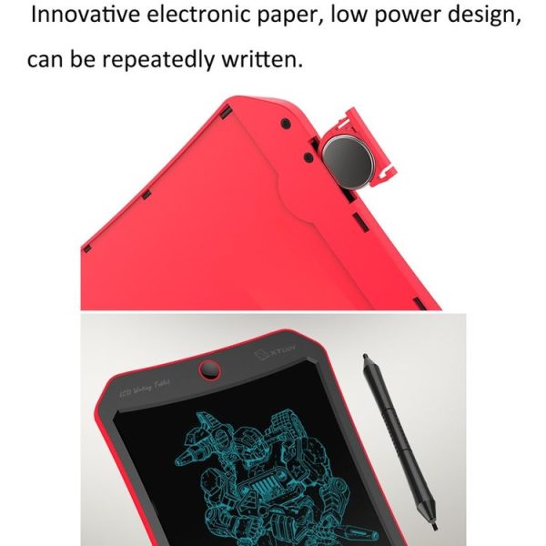 WP9309 8.5 inch LCD Monochrome Screen Writing Tablet Handwriting Drawing Sketching Graffiti Scribble Doodle Board for Home Office Writing Drawing (Black) - Image 9