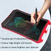 WP9309 8.5 inch LCD Color Screen Writing Tablet Handwriting Drawing Sketching Graffiti Scribble Doodle Board for Home Office Writing Drawing (Orange) - Image 3