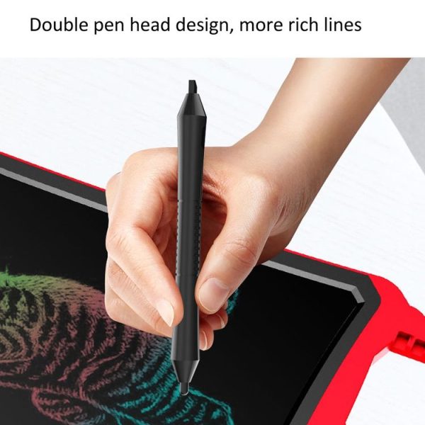 WP9309 8.5 inch LCD Color Screen Writing Tablet Handwriting Drawing Sketching Graffiti Scribble Doodle Board for Home Office Writing Drawing (Orange) - Image 7