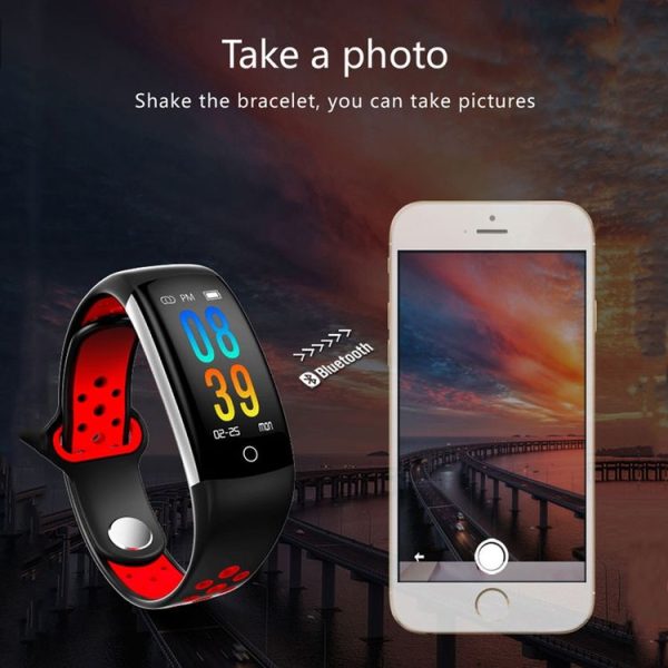 Q6 0.96 inches LCD Color Screen Smart Bracelet IP68 Waterproof, Support Call Reminder / Heart Rate Monitoring / Blood Pressure Monitoring / Blood Oxygen Monitor / Sleep Monitoring / Sedentary Reminder (Red) - Image 14
