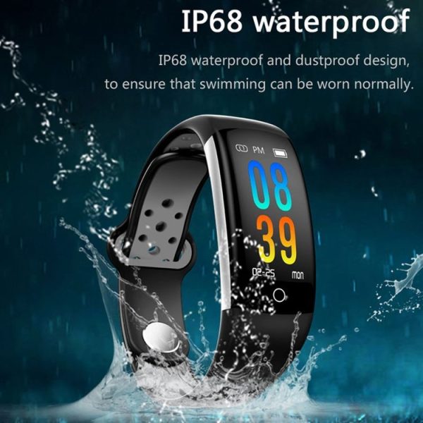 Q6 0.96 inches LCD Color Screen Smart Bracelet IP68 Waterproof, Support Call Reminder / Heart Rate Monitoring / Blood Pressure Monitoring / Blood Oxygen Monitor / Sleep Monitoring / Sedentary Reminder (Red) - Image 6