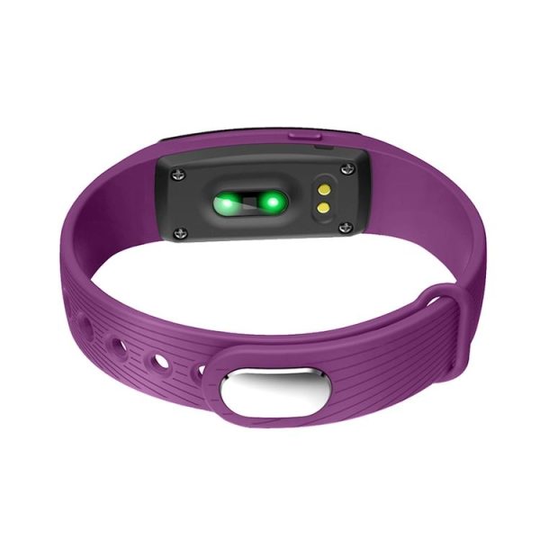 ID107HR Heart Rate Monitor Fitness Tracker Smart Wristband for iOS / Android Mobile Phone, Pedometer / Sleep Monitor / Anti-lost / Camera Remote Control (Purple) - Image 3