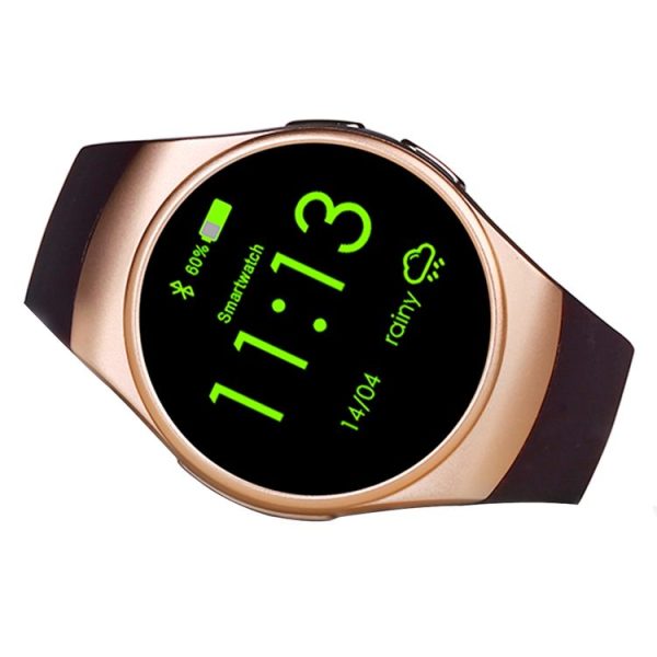 KW18 Bluetooth Smart Watch 1.3 inch IPS LCD Phone, Support Anti-lost / Heart Rate Monitor / Pedometer / Sleep Monitor / Sedentary Remind / GSM (Gold) - Image 3