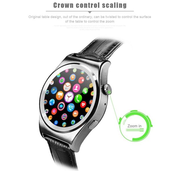 X10 Bluetooth Smart Watch 1.3 inch IPS LCD, Support Anti-lost / Pedometer / Sleep Monitor / Sedentary Remind / Camera Remote Control (Black) - Image 10