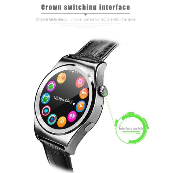 X10 Bluetooth Smart Watch 1.3 inch IPS LCD, Support Anti-lost / Pedometer / Sleep Monitor / Sedentary Remind / Camera Remote Control (Black) - Image 11