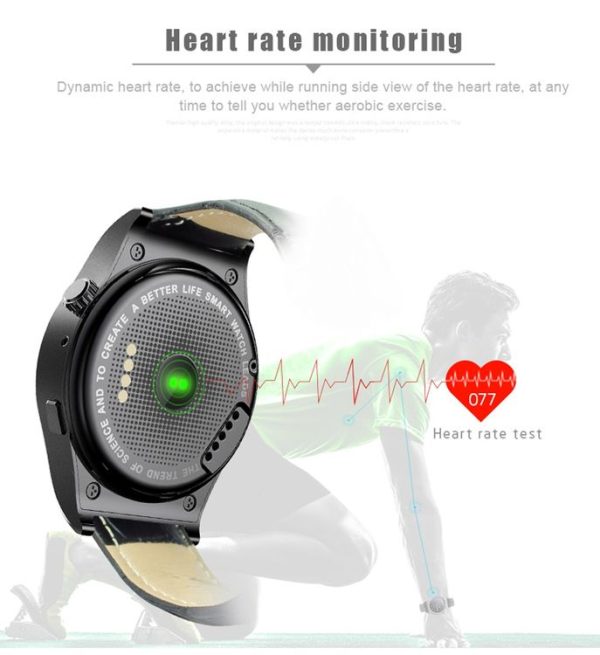 X10 Bluetooth Smart Watch 1.3 inch IPS LCD, Support Anti-lost / Pedometer / Sleep Monitor / Sedentary Remind / Camera Remote Control (Black) - Image 17