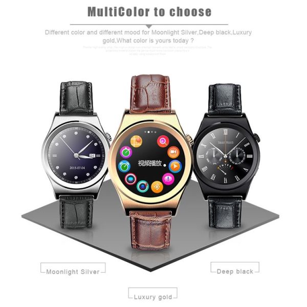 X10 Bluetooth Smart Watch 1.3 inch IPS LCD, Support Anti-lost / Pedometer / Sleep Monitor / Sedentary Remind / Camera Remote Control (Black) - Image 8