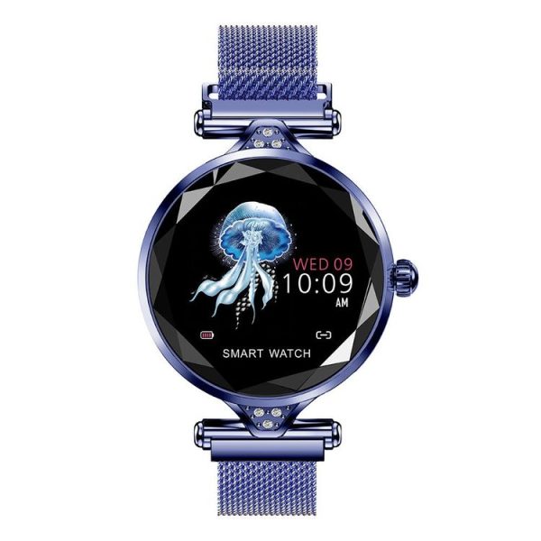H1 1.04 inch IPS Color Screen Women Smartwatch IP67 Waterproof, Support Call Reminder / Heart Rate Monitoring / Blood Pressure Monitoring / Sedentary Reminder / Sleep Monitoring (Blue) - Image 2