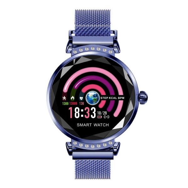 H2 1.04 inch IPS Color Screen Women Smartwatch IP67 Waterproof, Support Call Reminder / Heart Rate Monitoring / Blood Pressure Monitoring / Sleep Monitoring / Predict Menstrual Cycle Intelligently (Blue) - Image 2